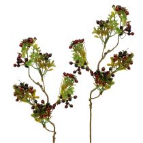 Artificial Berry branch Cotoneaster Red 50cm 2pcs