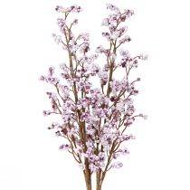 Product Berry branch Christmas branch purple white frost L60cm 2 pcs