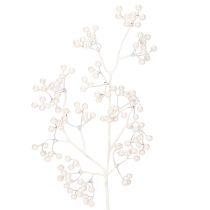 Product Kunststoff Berry Twig White 52cm Decorative Spray for Indoor Use