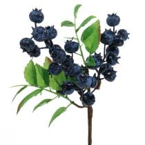 Deco branch blueberry Artificial berry branch decoration 32cm