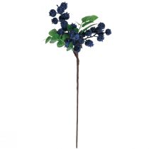 Product Decorative branch blueberry artificial berry branch decoration 32cm