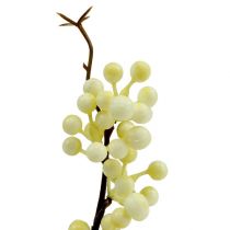 Product Berry branch cream L 30cm 12pcs