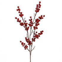 Berry branch in red decorative branch artificial 68cm