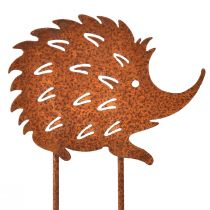 Product Flowerbed stake hedgehog rust metal rust 10x8.5cm 6pcs