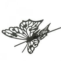 Product Flower Pin Metal Butterfly Black 10.5×8/44cm 3 pcs