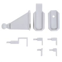 Product Fixing hooks for door and window decorations, white