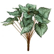 Artificial begonia bush green 30cm