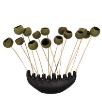 Product Bell Cup on Stick Green Dried Exotic 5-7cm 15pcs