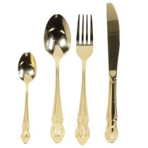 Product Gold-Colored Stainless Steel Cutlery Set, 16 Pieces, in Gift Box