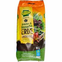 FRUX organic herb and potting soil with natural clay organic soil herb soil 18l
