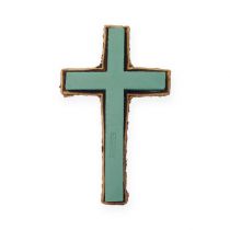 Floral foam cross Small Green 42cm 4pcs Funeral floristry