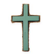 Floral foam cross large green 53cm 2 pieces grave decoration