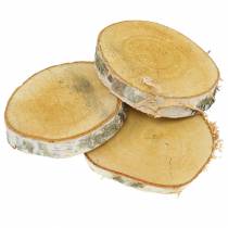 Birch discs round Ø11-13cm 12 pcs