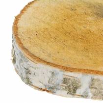 Product Round birch slices Ø11-13cm, 12 pieces - Perfect decoration for weddings, crafts, table decoration