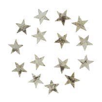 Product Scatter decoration Christmas stars decoration birch stars 4cm 100pcs