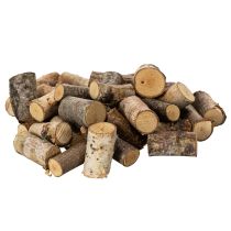 Product Birch Wood Chips with Bark for Crafting and Decoration, 3cm, 300g