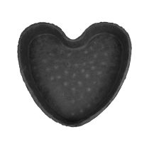 Oasis Black Biolit Plant Heart Plant Bowl Heart Black 34cm