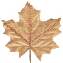 Product Autumnal maple leaf decorations in vibrant orange and green tones 16–33cm 6 pcs