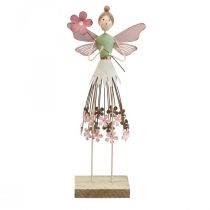 Blossom fairy table decoration spring metal decoration fairy pink H30cm