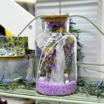 Blossom fairies, spring decoration, flower elves violet H19/19.5cm set of 2