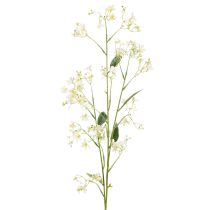 Product Decorative apple blossom branch as an artificial flower for bright living room accents, cream, 108cm, 2 pieces