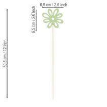 Product Decorative flower picks for springtime accents in planters and vases (16 pieces)