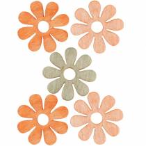 Flowers for scattering, spring decoration, wooden flowers, scattered decoration flowers 144 pcs