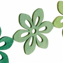 Scatter flowers green, spring decoration, wood blossoms for scattering, table decoration 72pcs