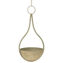 Product Flower basket, hanging basket, metal decoration garden Ø16cm H38cm