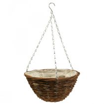 Product Flower basket brown hanging basket hanging basket plant basket Ø31cm