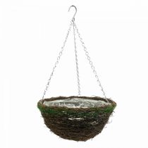 Product Hanging basket brown hanging basket plant basket vines moss Ø31cm