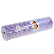 Product Flower paper 37.5cm checkered purple 100m
