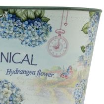 Product Flower bowl oval hydrangeas plastic bowl 21.5×12.5cm H11cm