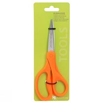 Product Flower scissors with teeth made of stainless steel in orange 20cm