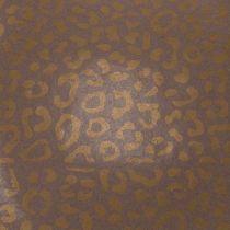 Product Brown Leopard Pattern Waterproof Floral Tissue Paper 50x75cm Pack of 20