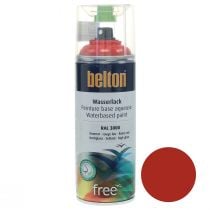 Product Belton free water-based paint red high gloss color spray fire red 400ml