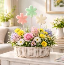 Product Flower Stick Blossom Pastel Ø8.5cm 12 pcs
