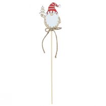 Product Flower sticks wooden Christmas gnome 5x8cm 12 pcs