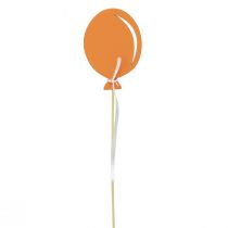 Product Flower stick bouquet decoration cake topper balloon orange 28cm 8 pcs
