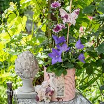 Product Flower pot decorative can salmon metal planter Ø15.5cm H15cm