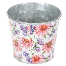Product Flower pot, spring decoration, planter, metal, Ø12cm, H10.5cm