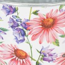 Product Flower pot, spring decoration, planter, metal, Ø14cm H12.5cm