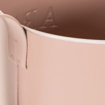 Product Vintage decorative flower pot/watering can, antique rose zinc, Ø16.5cm H17cm