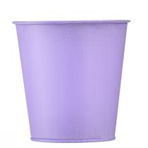 Product Flowerpot metal flower planter purple Ø11,5cm H11,5cm