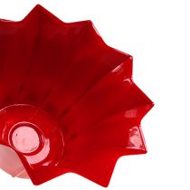 Flower Pot Plastic Red Ø10,5cm 10pcs