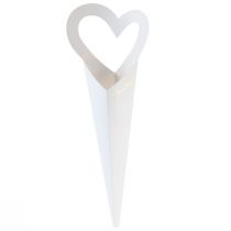 Product Flower Bag Roses Gift Packaging White 46cm 12 Pcs
