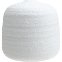 Product Flower Vase, Ceramic Vase, Decorative Vase White Ø19cm H18cm