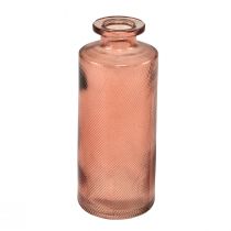 Product Flower Vase Mini Glass Decoration Retro H13cm Orange 4pcs