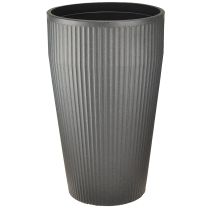 Product Floor vase plastic planter anthracite Ø28cm H46.5cm