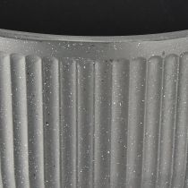 Product Floor vase plastic planter anthracite Ø28cm H46.5cm